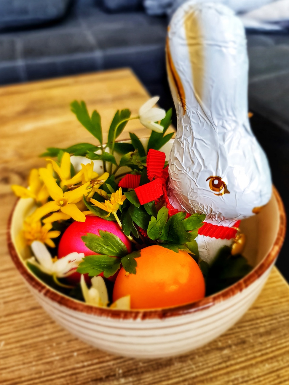 Der Osterhase war da! Jippie!!!
Danke mein Schatz!
