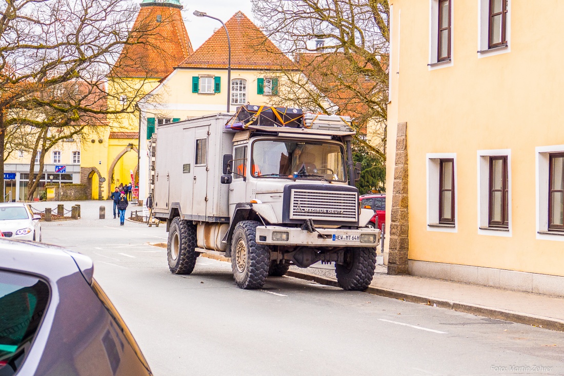 Foto: Martin Zehrer - Zufällig in Weiden getroffen...<br />
<br />
Gerade aus Marokko zurück. Ein Magirus-Wohnmobil mit luftgekühltem V6-Dieselmotor. Die Leistung beträgt gut über 170PS, das Getriebe un 