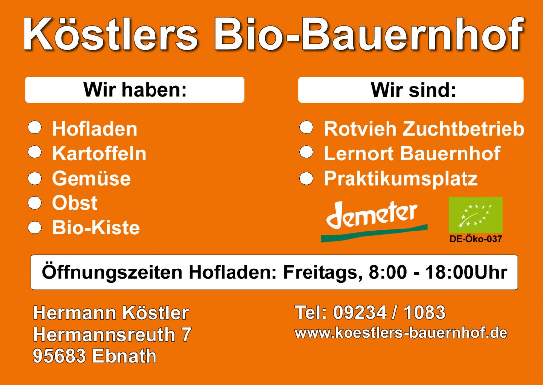 Foto: Martin Zehrer - Flyer von den Köstlers ;-) 