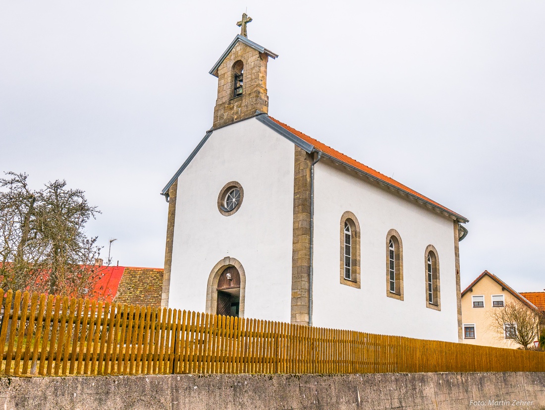 Foto: Martin Zehrer - Die Kapelle in Schönreuth "Sankt Sebastian".<br />
<br />
1. Frühlingsradtour am 11. März 2018<br />
<br />
Von Kemnath, Neusteinreuth, Schönreuth, Köglitz, Atzmannsberg, Neuenreuth, Altkösl 