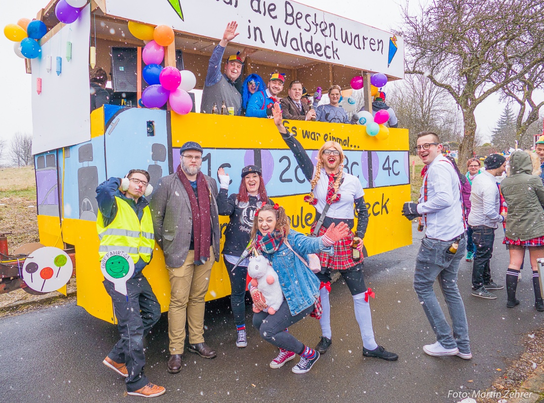 Foto: Martin Zehrer - Gaudi, Gaudi, Gaudi!!! Faschingszug des WCV durch Waldeck am 11. Februar 2018! 