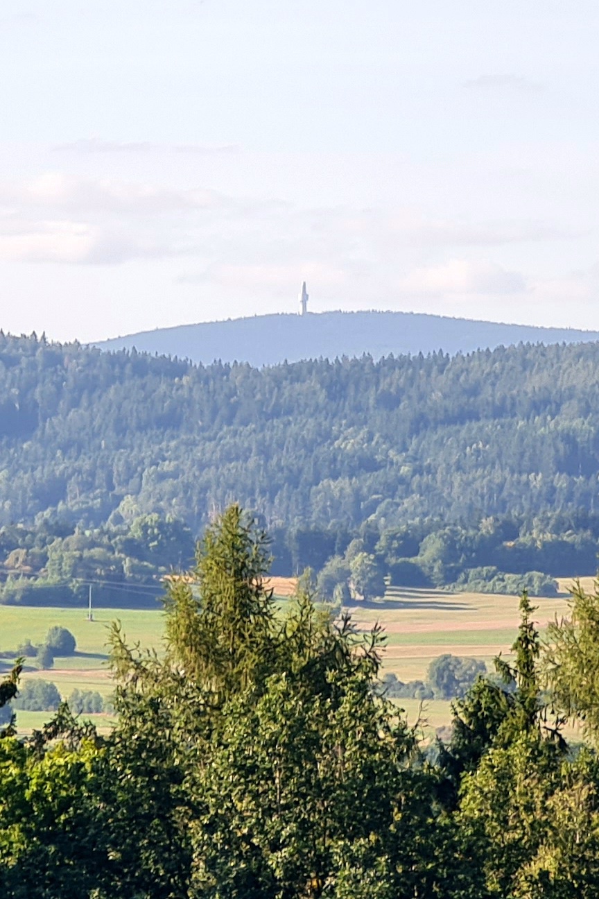 Foto: Maria - Auf dem Weg zum Anzenstein und der herrliche Blick über das wunderschöne kemnather Land 