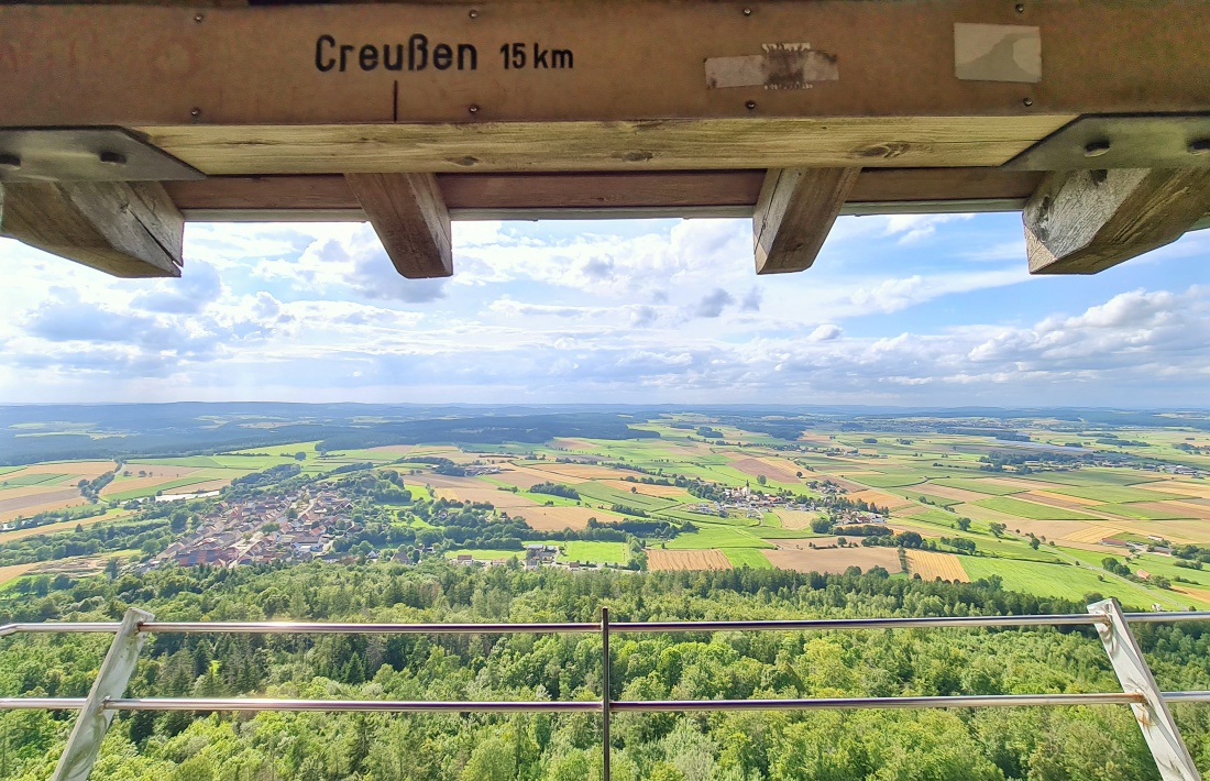 Foto: Jennifer Müller - Einmal Rundum-Blick vom Rauhen Kulm. Wunderschöne Heimat! 