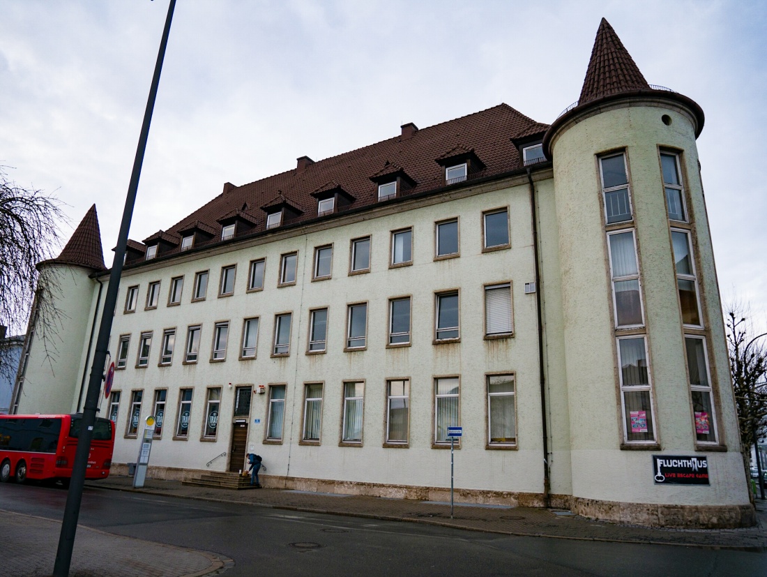 Foto: Martin Zehrer - Das dürfte das Fluchthaus in Weiden sein... Spiele um dein entkommen... 