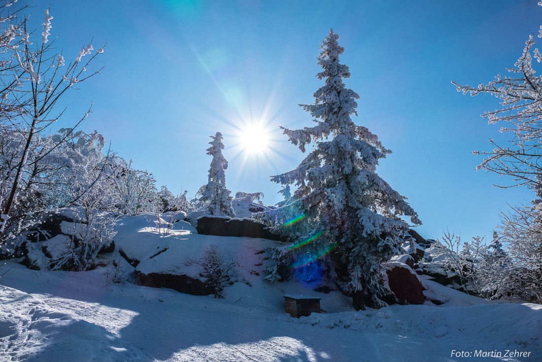 Foto: Martin Zehrer - Sonnen-Traum droben auf der Kösseine am 14. Februar 2018... 