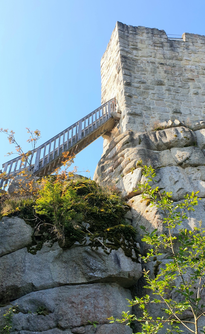 Foto: Martin Zehrer - Der Aufstieg zur Burgruine Weißenstein... 