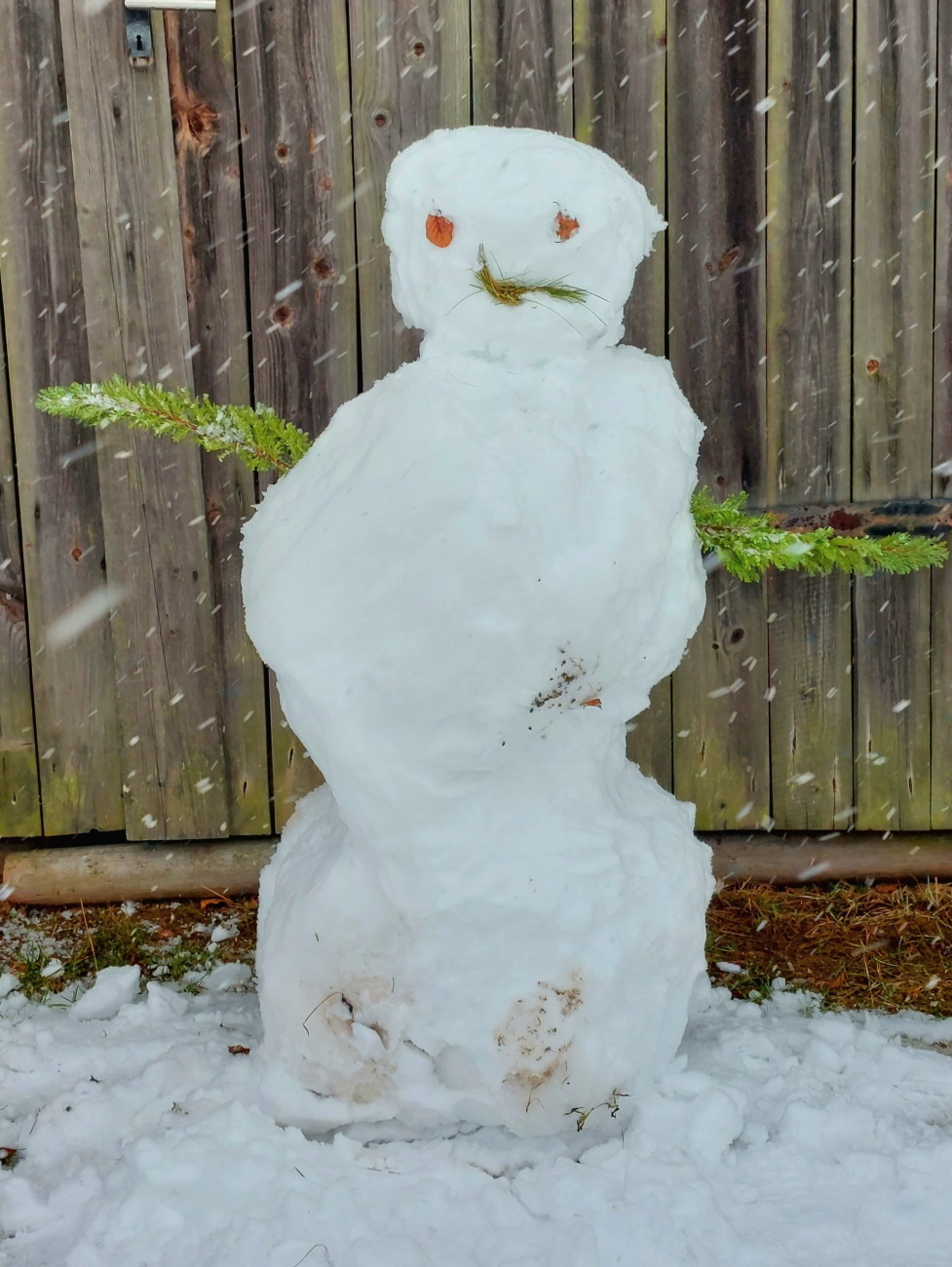 Foto: Martin Zehrer - Der Schneemann Josephe von Albenreuth.  