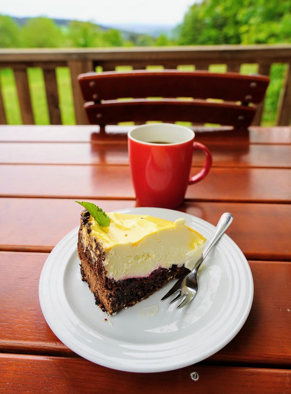 Foto: Martin Zehrer - Eierlikör-Torte auf dem Mesnerhaus am Armesberg... :-D 