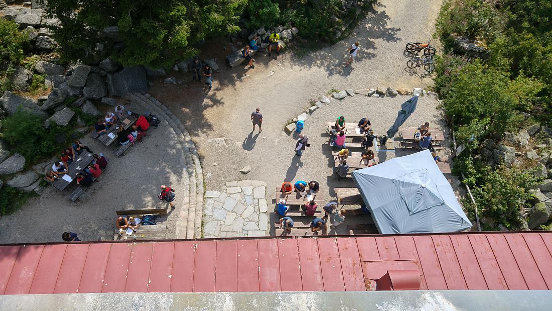 Foto: Martin Zehrer - Der Blick vom Asenturm runter... 