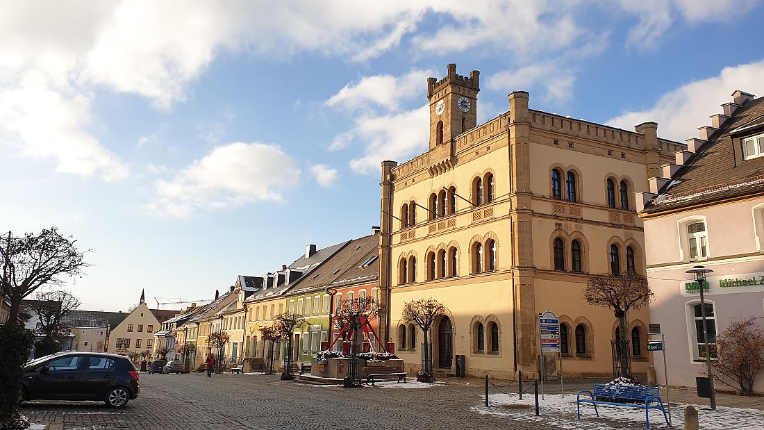 Foto: Martin Zehrer - Es kam doch noch die Sonne raus und strahlte auf Kemnath nieder.<br />
10.1.2021 - Ca. -3 Grad Kälte<br />
 