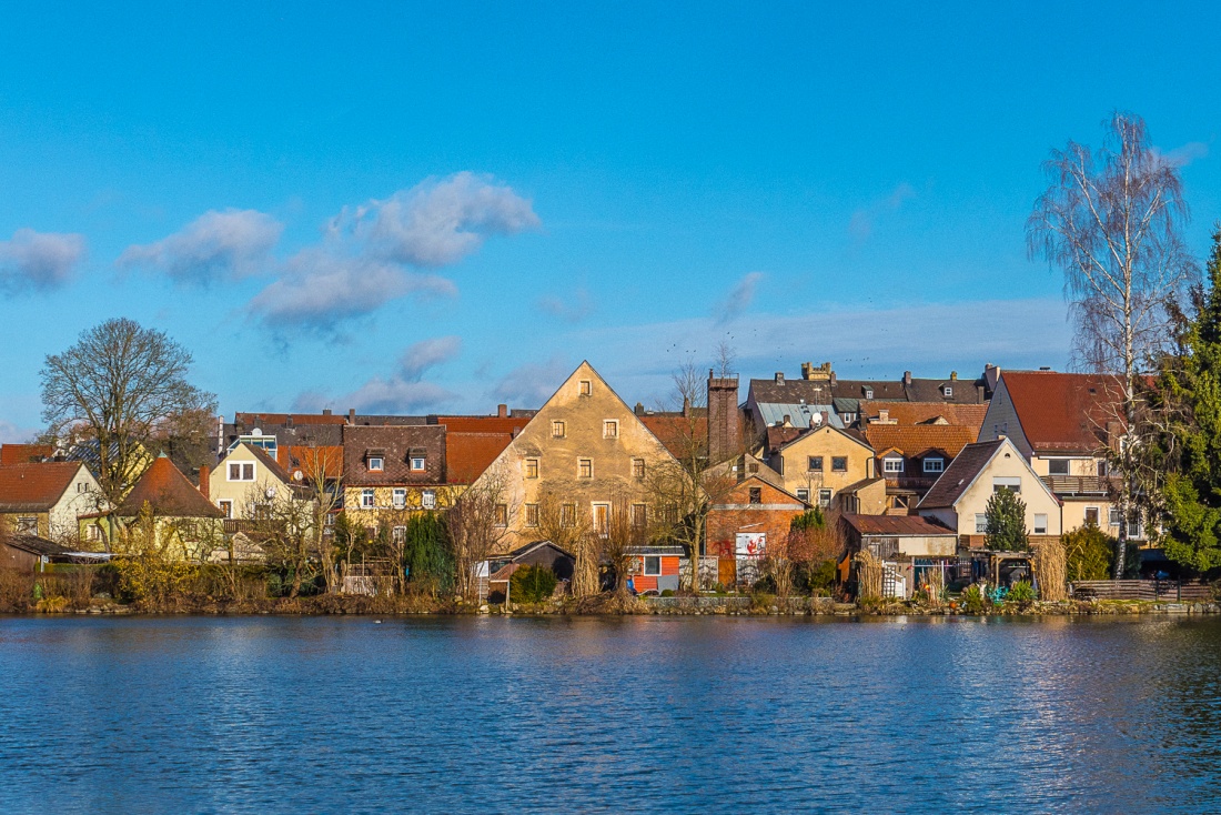 Foto: Martin Zehrer - Blick übern kemnather Stadtweiher am 30. Januar 2018 