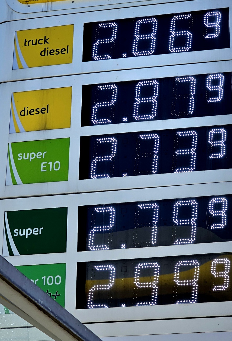 Diesel 2,87 Euro/Liter
Dienstag, 15. Sept. 2026 - 15:15 Uhr