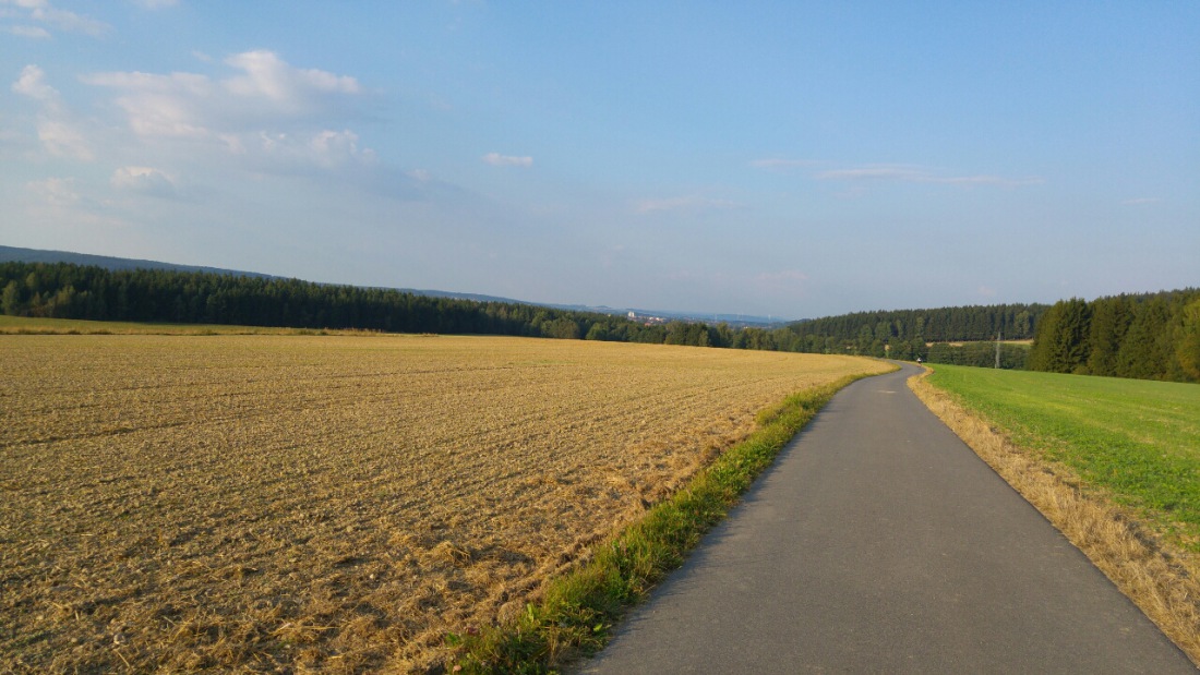 Foto: Martin Zehrer - Rückblick... Der Radweg nach Marktredwitz bzw. Waldershof 