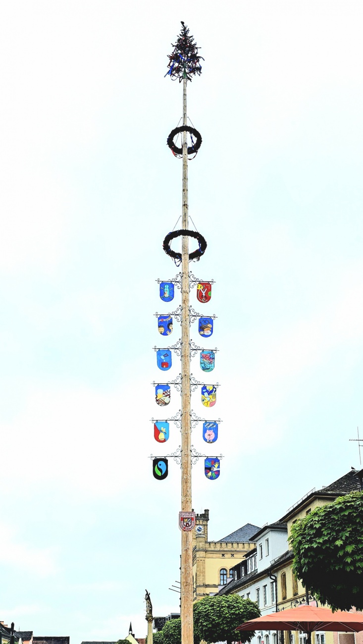 Der wunderschöne Maibaum von Kemnath...