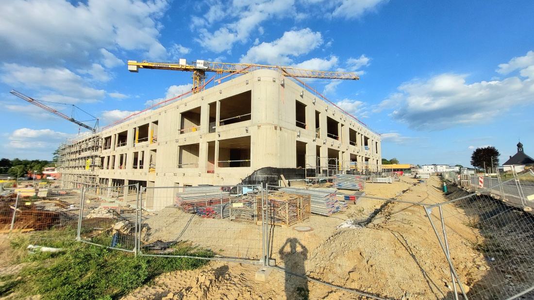 Foto: Martin Zehrer - Realschul-Baustelle in Kemnath  