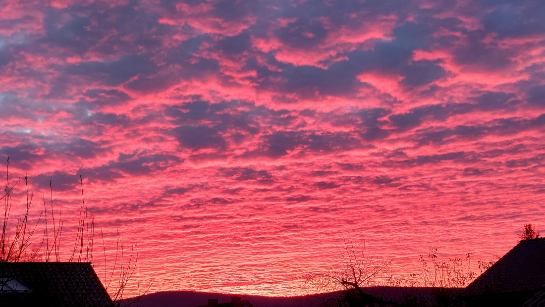 Foto: Martin Zehrer - Der Himmel übern Steinwald <br />
 brennt immer mehr... 