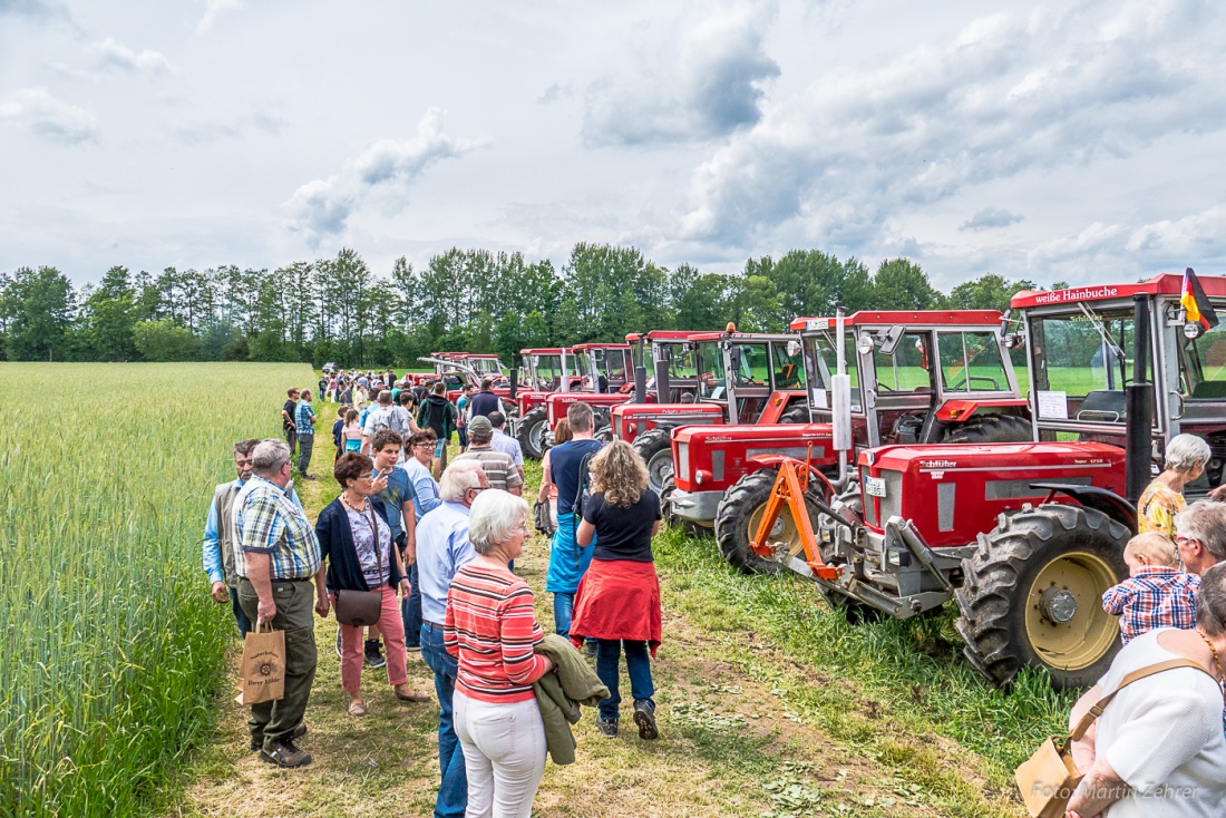 Foto: Martin Zehrer - So viele Schlüter-Schlepper auf einem Fleck - Schlüter-Treffen in Eisersdorf an der Schustermühle. 