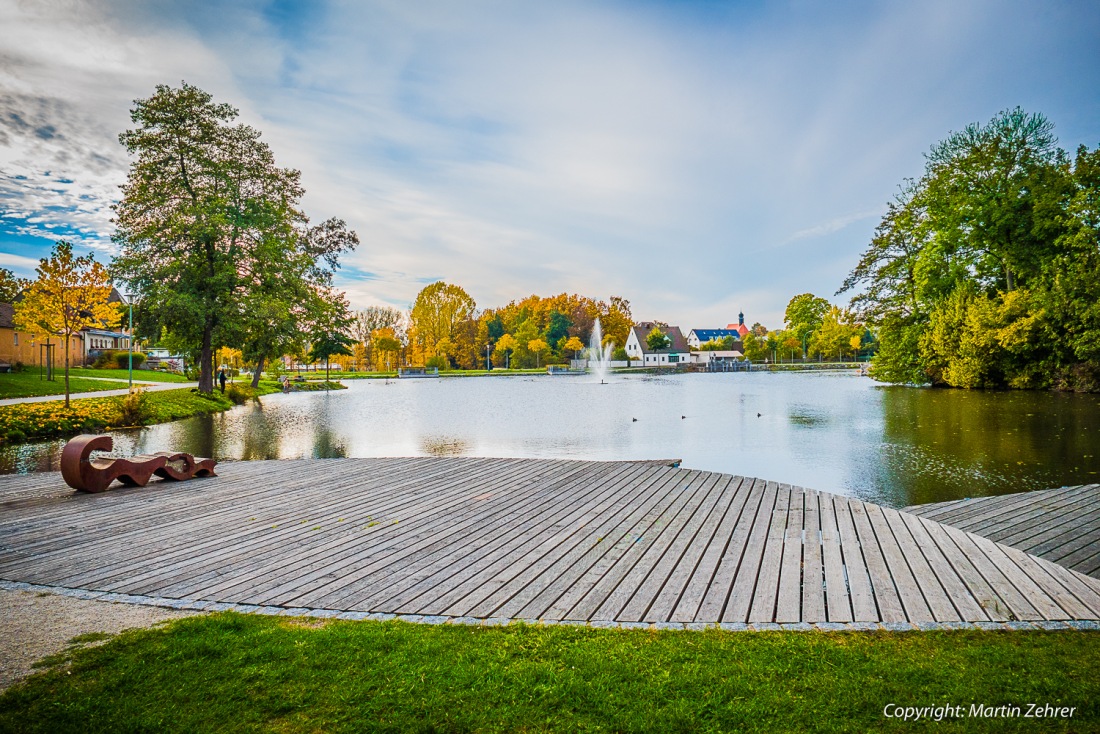 Foto: Martin Zehrer - Kemnather Stadtweiher... Entspannung in der Stadt... 