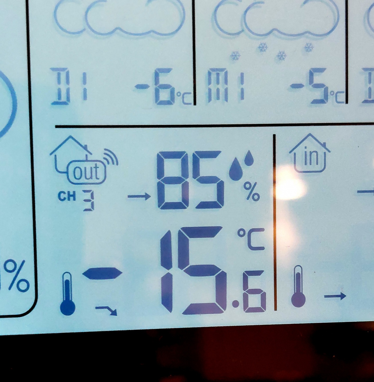 5. Januar 2026:
Minus -15,6 Grad Kälte um 23:27 Uhr in Kemnath.

Das ist mal richtig knackiges Winter-Wetter.