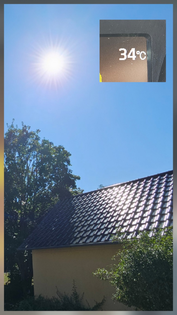 34 Grad und strahlend blauer Himmel in Kemnath.
Der Sommer ist zurück!

Wetter am 29. Juli 2026 um 16 Uhr.