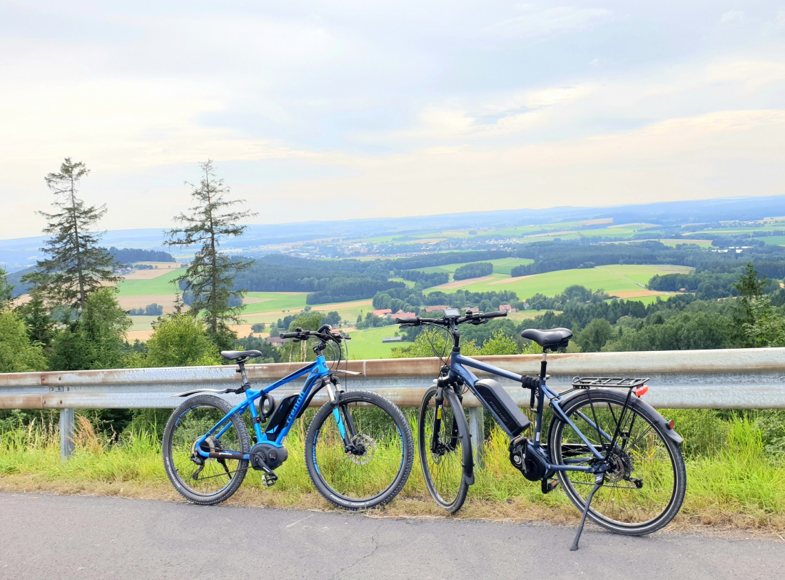 Foto: Martin Zehrer - E-Bike-Tour mit Weitsicht ;-)<br />
<br />
Tour:<br />
<br />
Immenreuth - Kulmain - Eisersdorf - Neusteinreuth - Godas - Waldeck - Kemnath - Immenreuth  