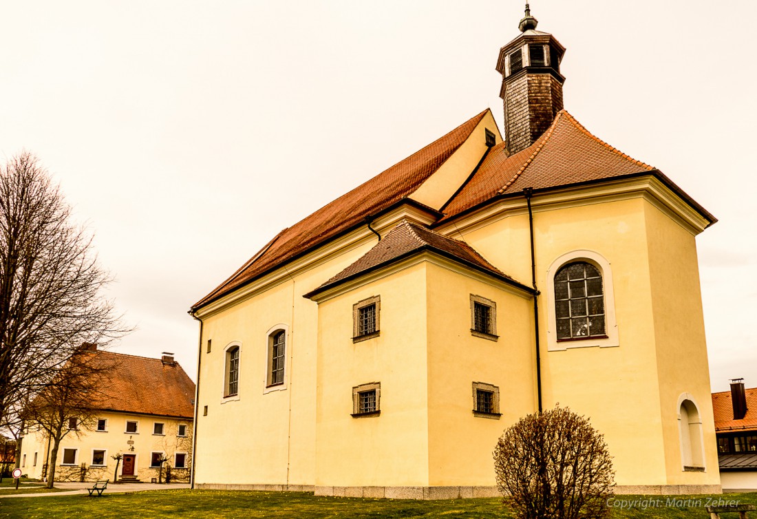 Foto: Martin Zehrer - Die Wallfahrtskirche Sankt Sebastian, auch Kleine Kappl genannt, steht bei Ottengrün in der Nähe zu   Neualbenreuth. Die derzeitige Kirche steht nach einem Abbruch des al 