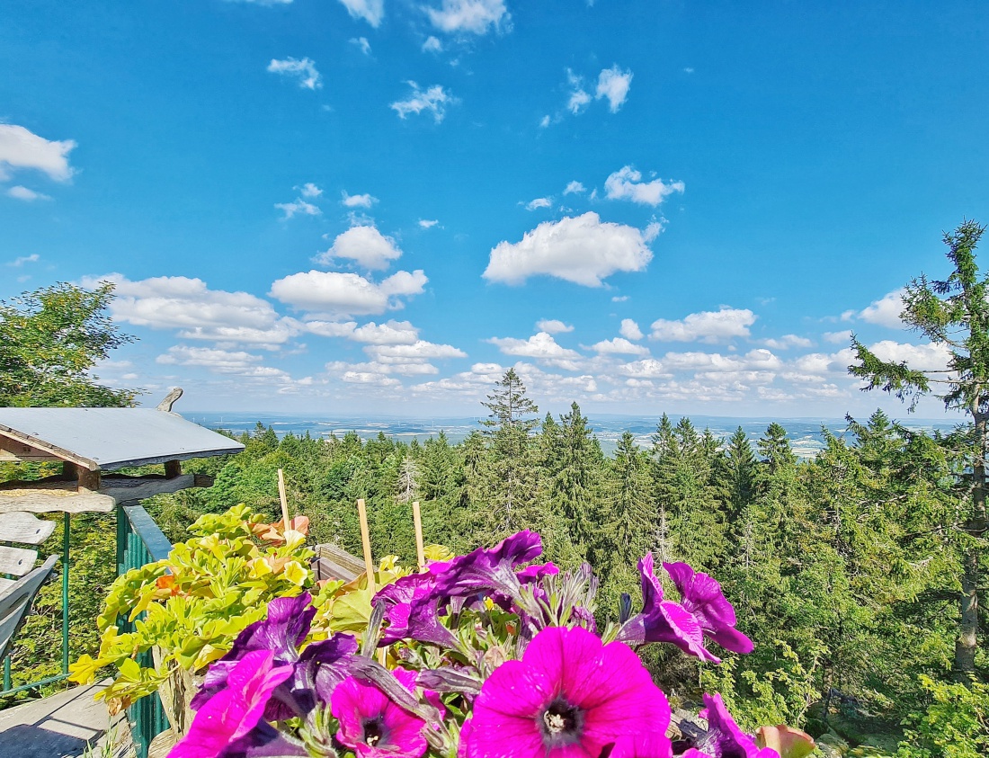 Foto: Jennifer Müller - Immenreuth, Döberein, Ölbrunn, Ebnath, quer durch den Wald hoch zum Kösseine-Gipfel. Und das alles auf zwei Rädern. Das Wetter war der Hammer und die herrliche Aussicht w 