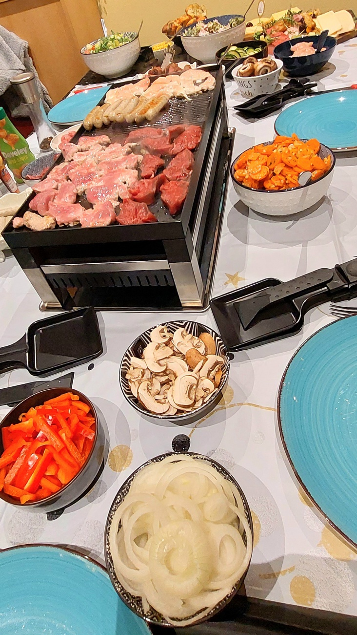 Leckeres Silvester-Dinner bei Frau Raketen-Sepp! ;-)