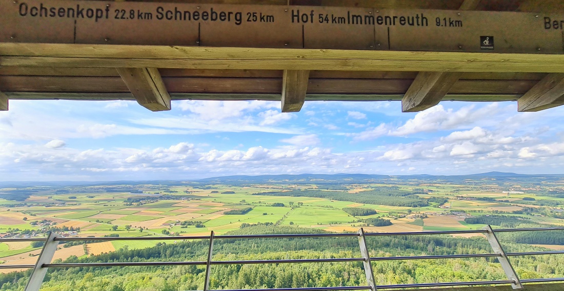 Foto: Jennifer Müller - Einmal Rundum-Blick vom Rauhen Kulm. Wunderschöne Heimat! 