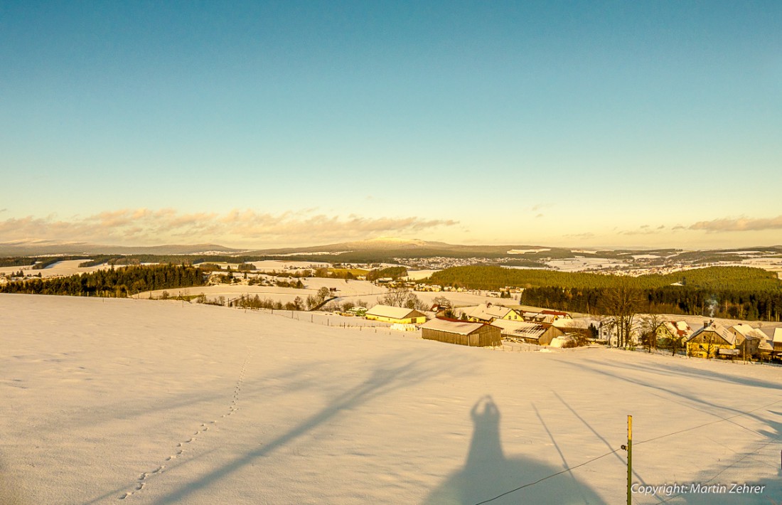 Foto: Martin Zehrer - Sicht vom Armesberg in Richtung Neusorg / Kösseine.<br />
<br />
Sonne, Schnee und eine tolle Aussicht ;-) 