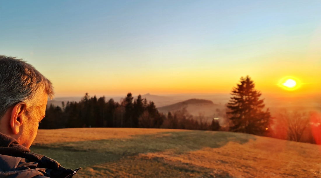 Foto: Jennifer Müller - Sonnenuntergang vom Zentrum aus genossen... 