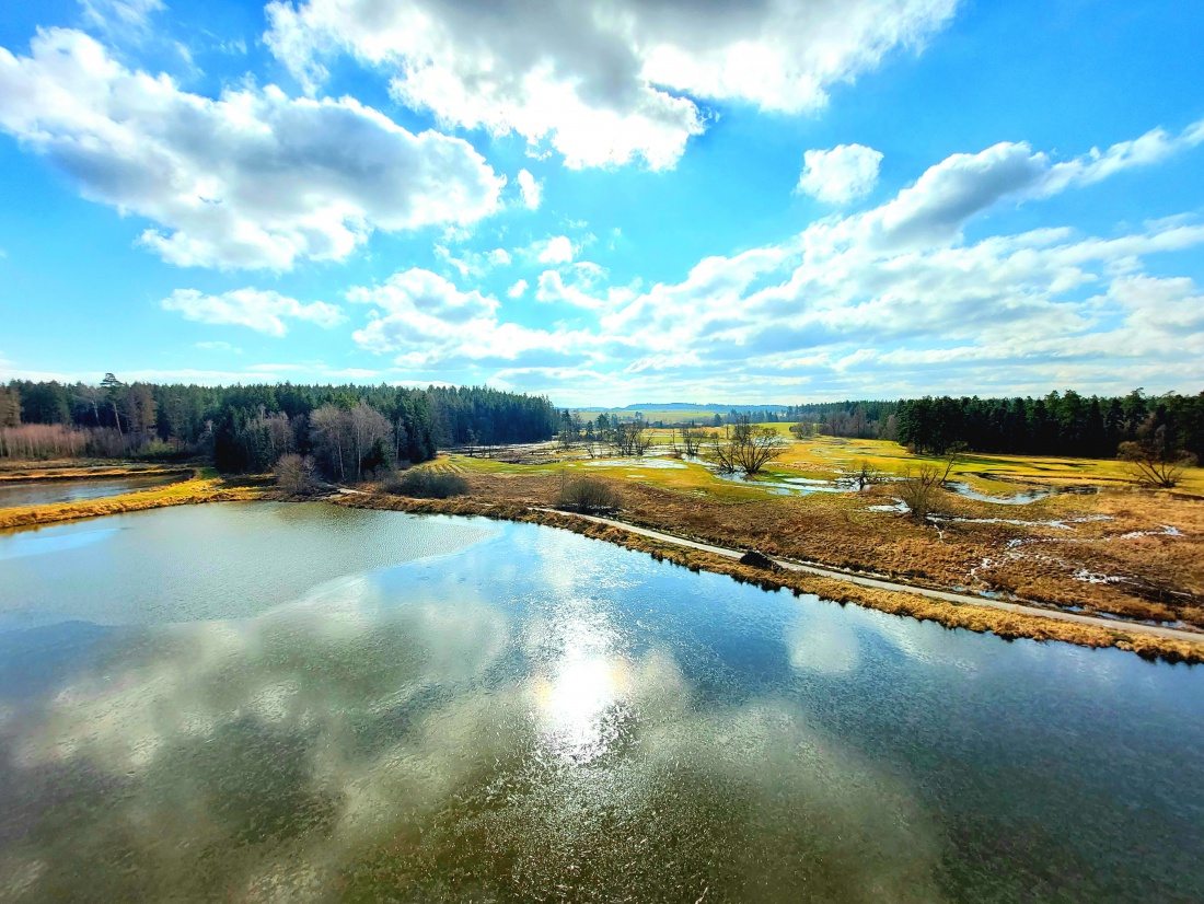 Foto: Martin Zehrer - Auf zur Himmelsleiter bei Tirschenreuth. Herrliches Wetter, beste Aussicht, der Frühling liegt in der frischen Luft. 