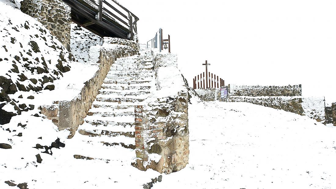 Foto: Martin Zehrer - Der Treppen-Aufstieg zum obersten Plateau des Schlossbergs. <br />
Wenn Du da hochgestiegen bist, hast Du eine perfekte Aussicht ,-) 