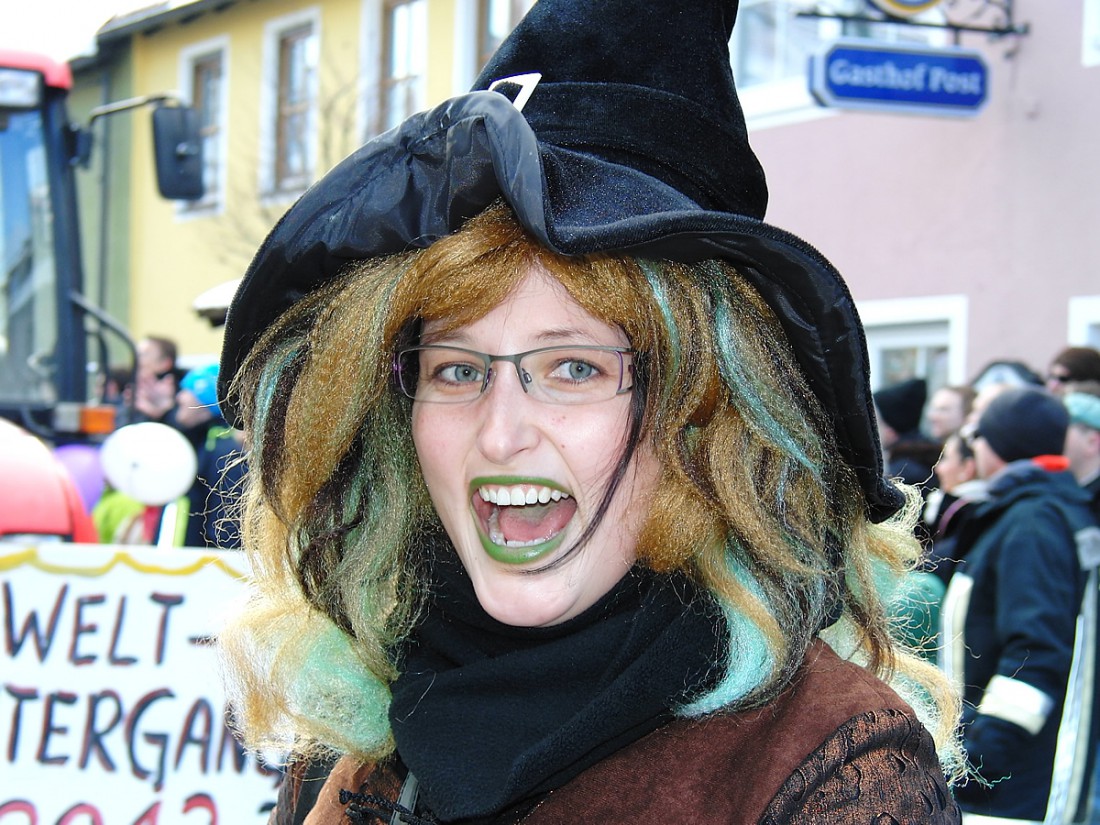Foto: Martin Zehrer - Hexe in Waldeck - Faschingszug 2013 