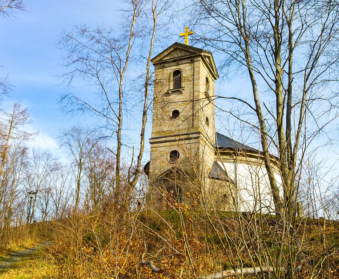 Foto: Martin Zehrer - Kirche auf dem Armesberg am 15.3.2020. 