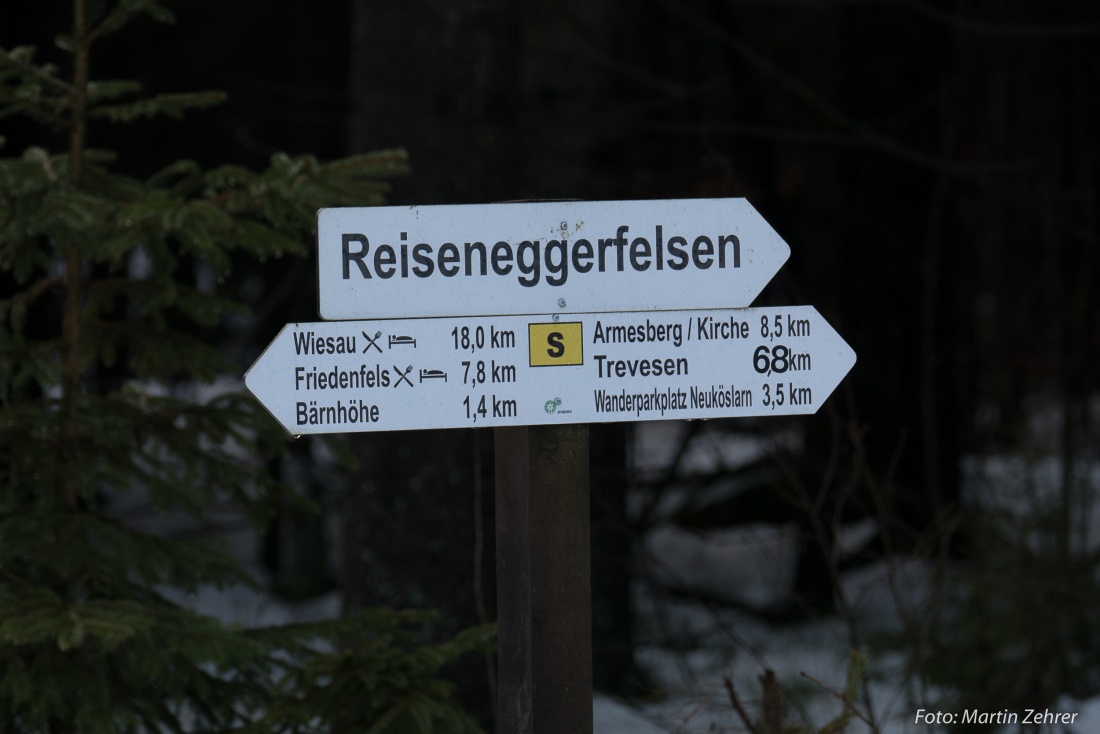 Foto: Martin Zehrer - Wegweiser im Steinwald... 