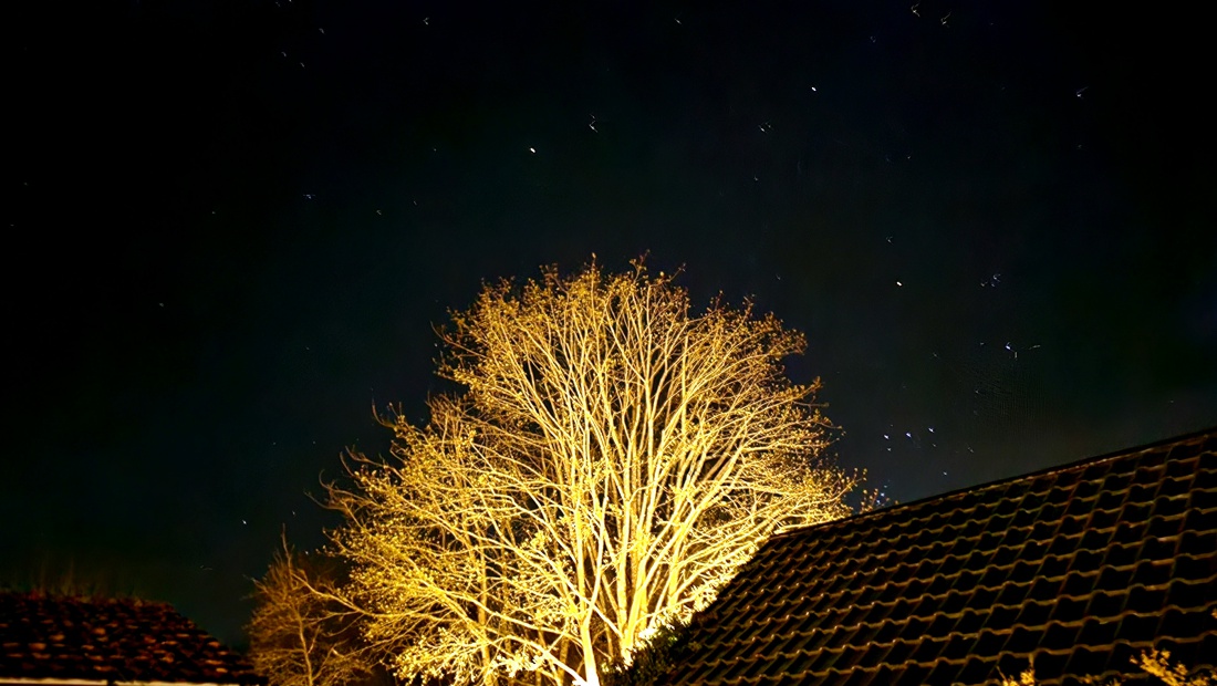 Was für eine super sternenklare Nacht am 9. April 2026.