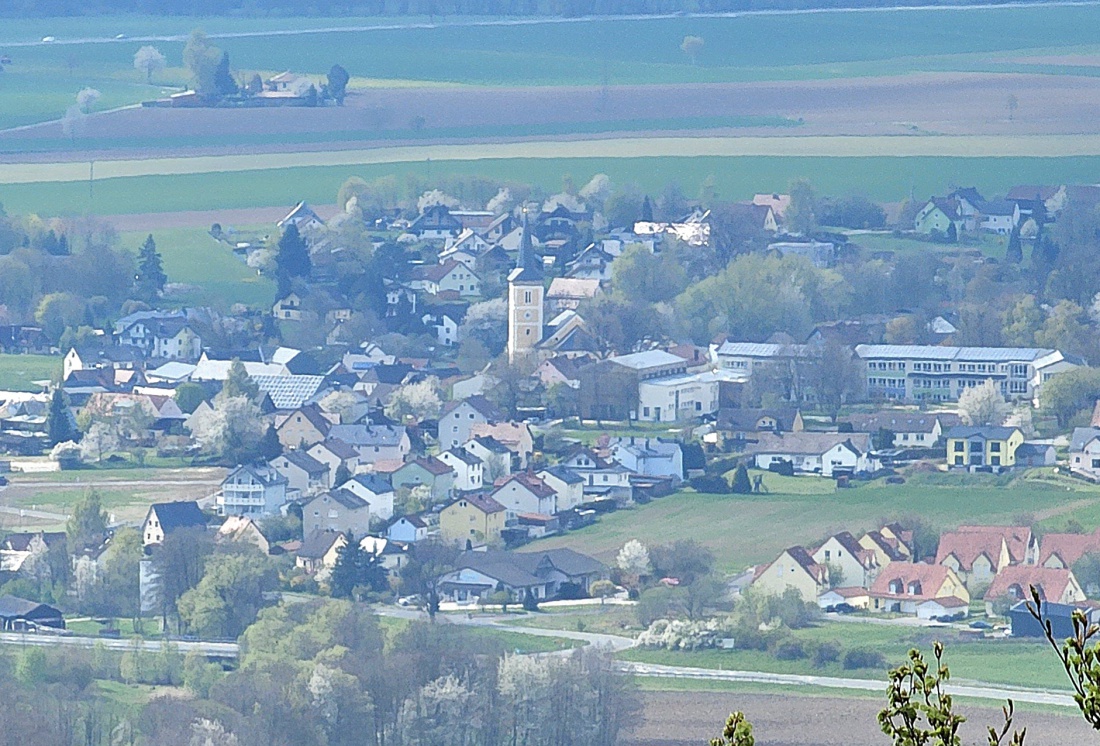 Der Blick vom Armesberg in Richtung Kulmain...