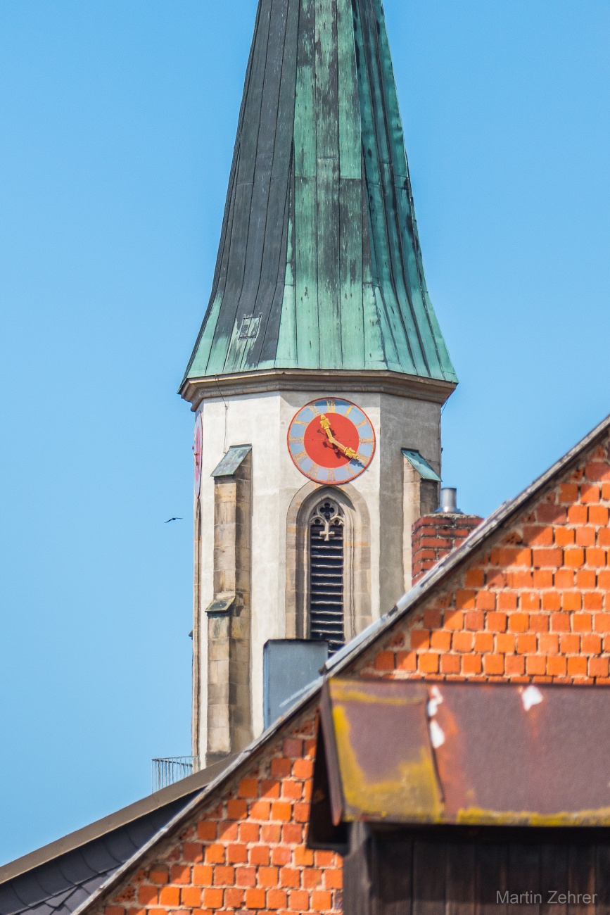 Foto: Martin Zehrer - Der Kemnather Kirchturm au einer anderen Perspektive... 