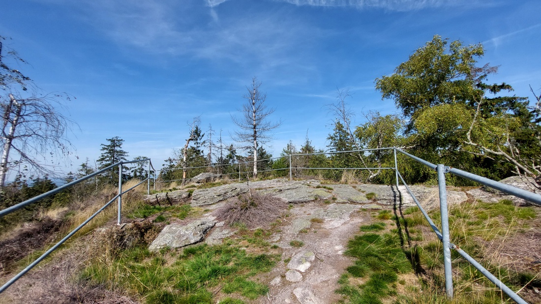 Foto: Martin Zehrer - Oben auf dem Reiseneggerfelsen im Steinwald  