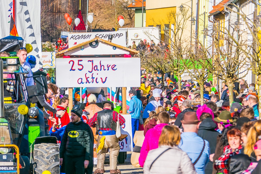 Foto: Martin Zehrer - Fasching in Waldeck 2017... viele Narren, lustiges Volk und Hammer-Wetter :-) <br />
 
