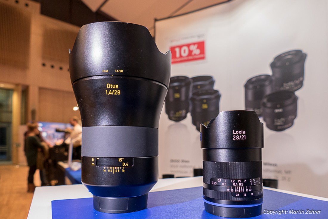 Foto: Martin Zehrer - Die ZEISS Loxia Objektive wurden speziell für Kameras der Sony &#945;7-Serie entwickelt. Die Otus-Reihe bedient Kameras der bis zu 50 Megapixel-Klasse... Der Größenunters 