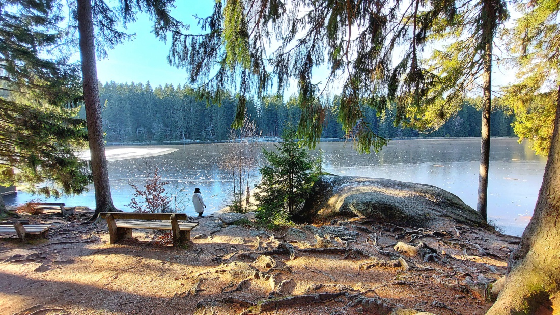 Zum Jahresende am Fichtelsee... einmalig! 