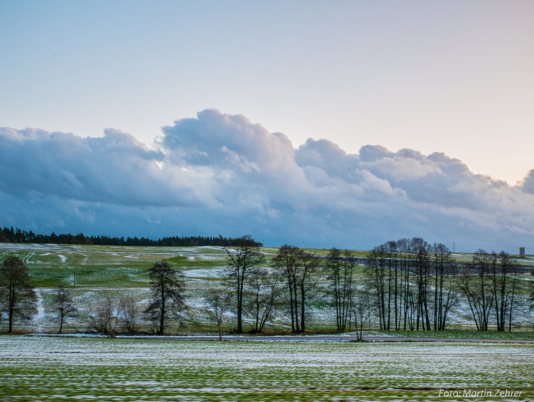 Foto: Martin Zehrer - Wolken-Wucht... gesehen am 18. Januar 2018 bei Schlammersdorf! 