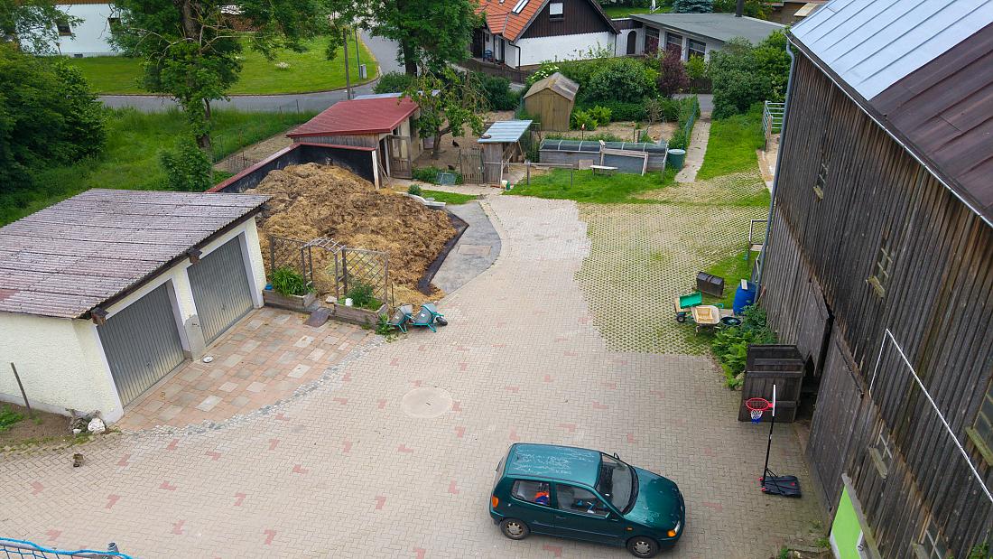 Foto: Martin Zehrer - Köstlers Bauernhof in Hermannsreuth von oben... 