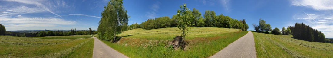 Foto: Martin Zehrer - Panorama Godas, Blick übers Kemnather Land :-) 