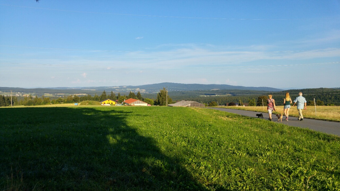 Foto: Martin Zehrer - Fahrrad-Tour:<br />
<br />
Die Belohnung nach der Irrfahrt durch den Wald zwischen Brand, Ebnath und Ölbrunn... Eine gigantische Aussicht zur Kösseine, dem Steinwald, Rauher Kulm u 