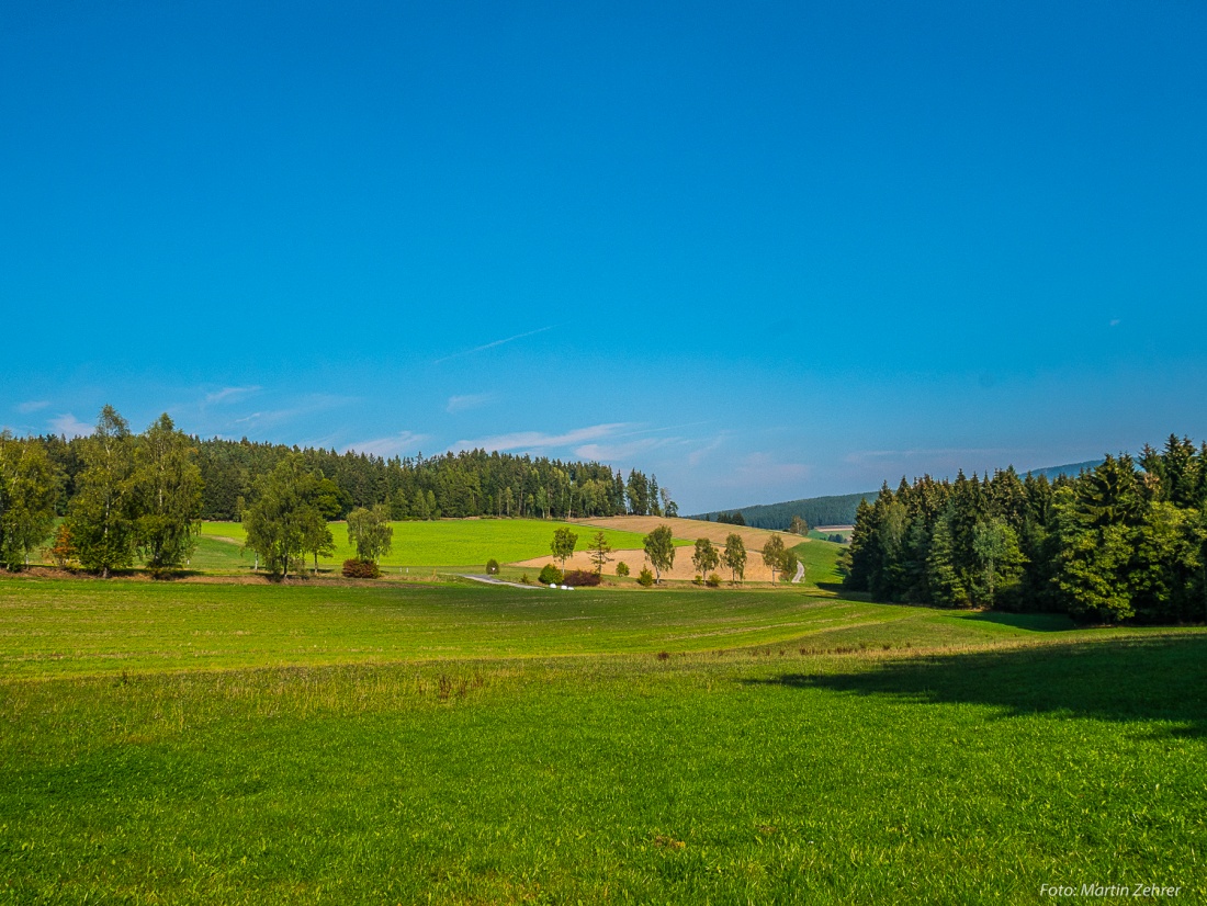 Foto: Martin Zehrer - Unterhalb von Godas, gleich neben dem sogenannten Helmes-Wald - Der Blick ins Paradies am 28. September 2018 