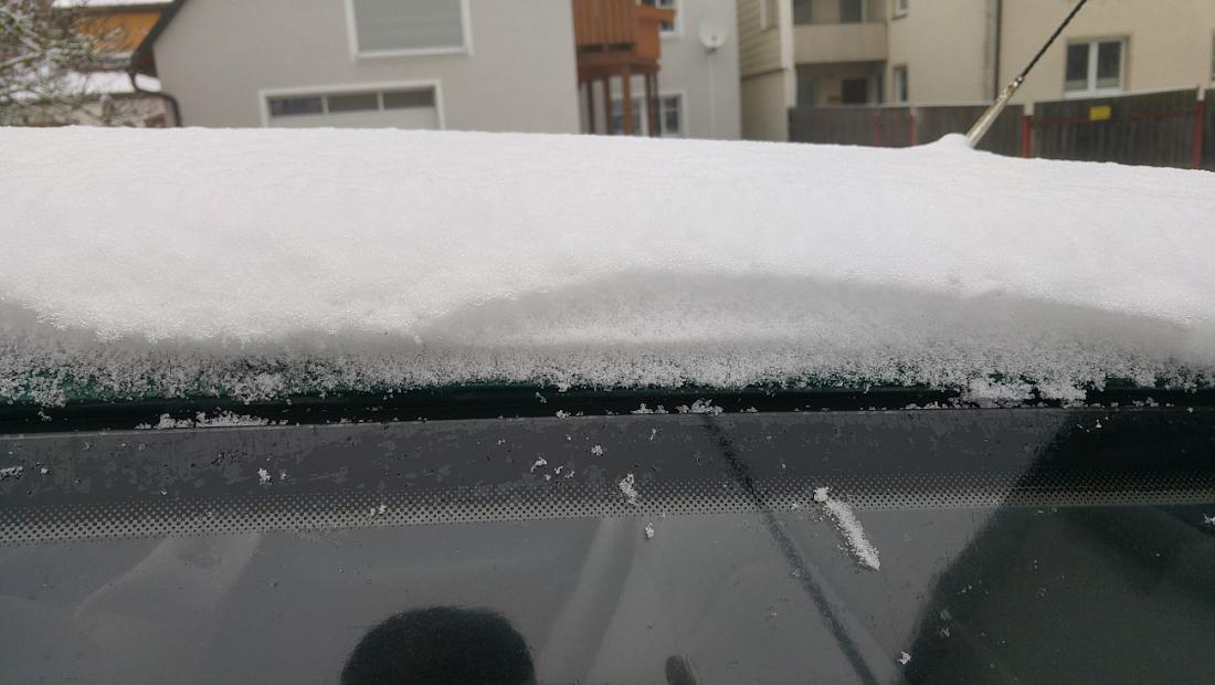 Foto: Martin Zehrer - Ein paar Zentimeter Schnee am 12. Dezember 2019 