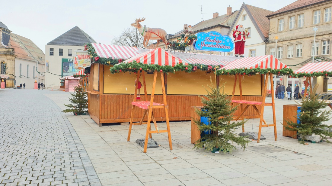 Foto: Martin Zehrer - 1. Advent - Weihnachtsmarkt in Bayreuth um ca. 12:00 Uhr Mittags 